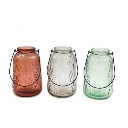 3/ALeaf Pattern Lantern, 20cm
