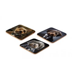  A canine-inspired coaster for the dog enthusiast.