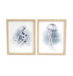 Add a touch of the ocean to your walls with our 2 unique designs of canvas art.