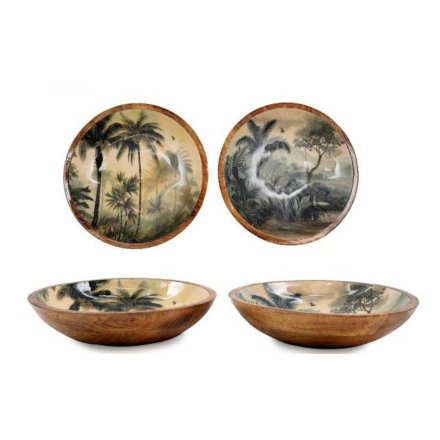 2/A Sepia Enamelled Serving Bowl, 25cm