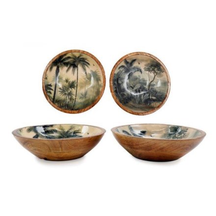 2/A Sepia Enamelled Bowl, 30cm