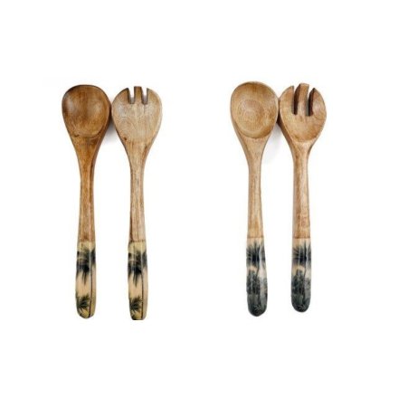 2/A Sepia Spoon and Fork Set, 34cm 