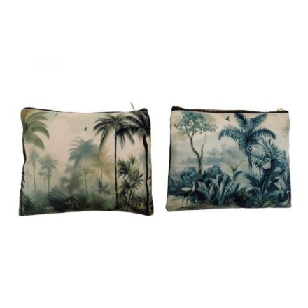Sepia Palm Makeup Bag, 2A 20cm