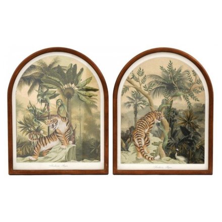 Tiger Arch Frame Wall Art, 50cm 