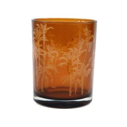 Palm Tea light Holder, 12.5cm 