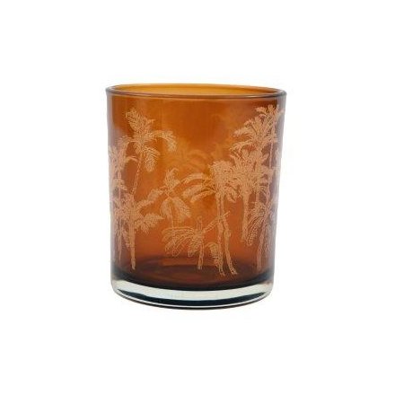 Palm Tree Candle Holder, 10cm 