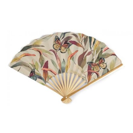 Paper Butterfly Fan, 38cm