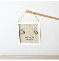 Transform your space with the buzz-worthy "Bees Pebble Hanger