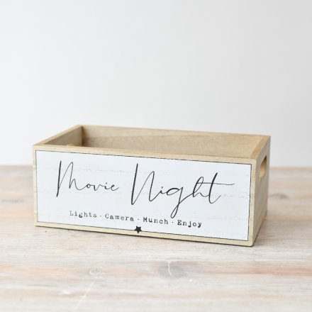 Movie Night Snack Crate, 24cm