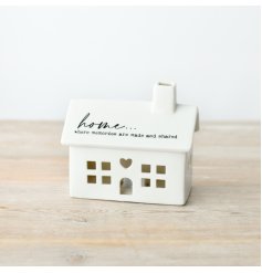 "Home where memories are made and shared" LED House, 11.5cm