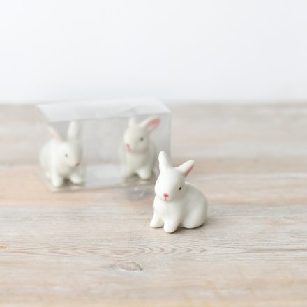 Hop into the Easter spirit with our delightful set of 3 rabbit ornaments! 