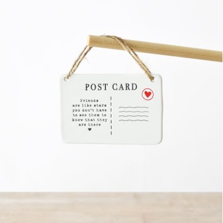 Hanging Friends are like Stars Plaque, 11cm 