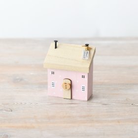 Enhance your home with our beautiful Pink Wooden House Decor for a cozy and inviting feel!