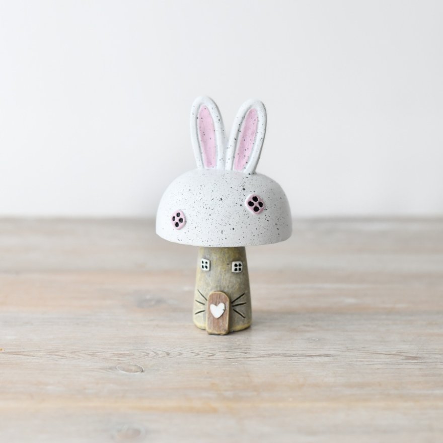 13cm Mushroom Bunny House Ornament