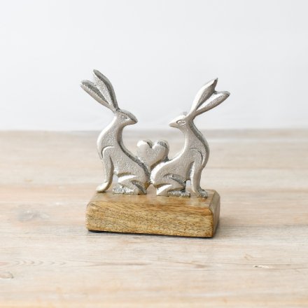 stunning bunny rabbit ornament 