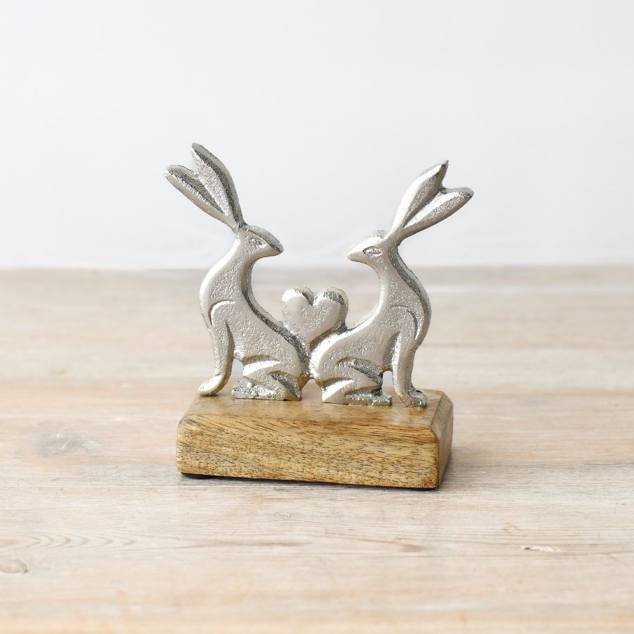 Adorn your space with a gorgeous bunny rabbit ornament.