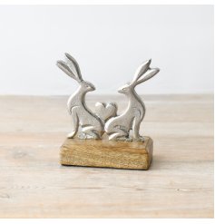 Adorn your space with this adorable bunny rabbit decoration.