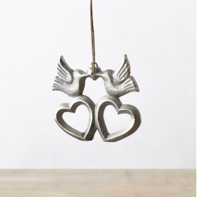 Adorable bird heart deco, perfect housewarming gift