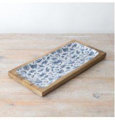 elevate your dining game with this stylish serving tray 