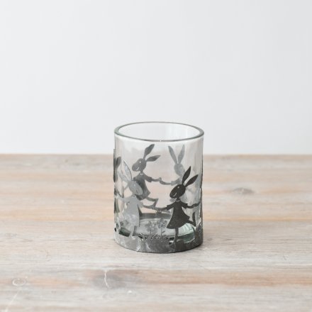 Get in the easter spirit with this cute bunny candle pot 
