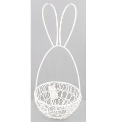 Enjoy a fun-filled Easter with this playful basket, perfect for holding an abundance of festive treats.