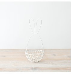 Enjoy a fun-filled Easter with this playful basket, perfect for holding an abundance of festive treats.