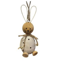 JUmp into spring with this little easter bunny hanger.