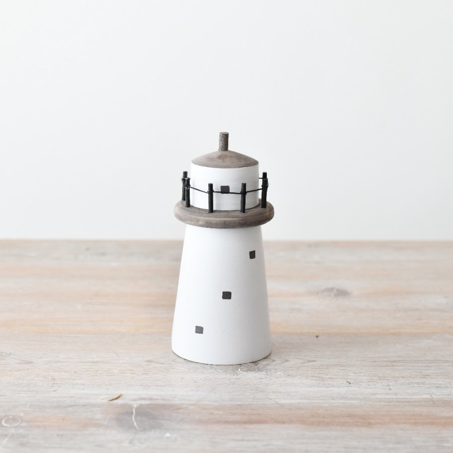 Add a charming touch to your home decor with a lighthouse-inspired accent.