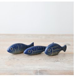 Bring  the sea to your home with this charming fish figure 