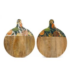 Upgrade your kitchen game with our durable and elegant round chopping board