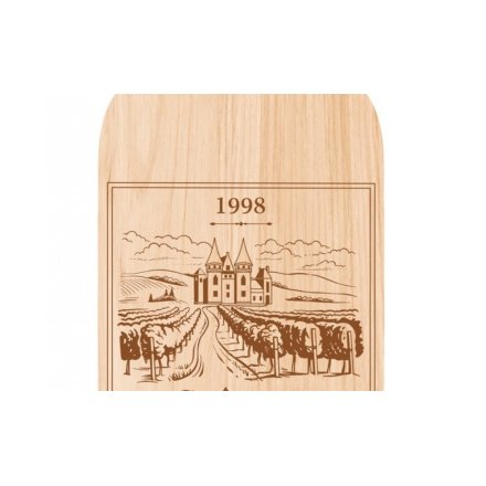 Large Chopping Board Wine Design, 70cm 