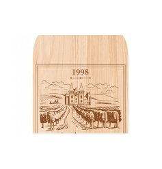 Elevate your kitchen with our stunning serving board featuring a vineyard design. Ideal for chopping and serving.