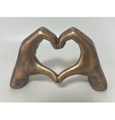 Charming heart ornament is a stylish addition to any home decor