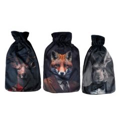 stay warm in style with these cut forrest animal water bottle 