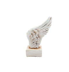 A beautiful memorial angel wing ornament 