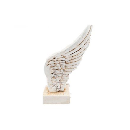 White Angel Wings Ornament, 27cm 