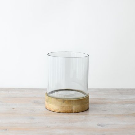 update your home with this stunning g glass candle holder 
