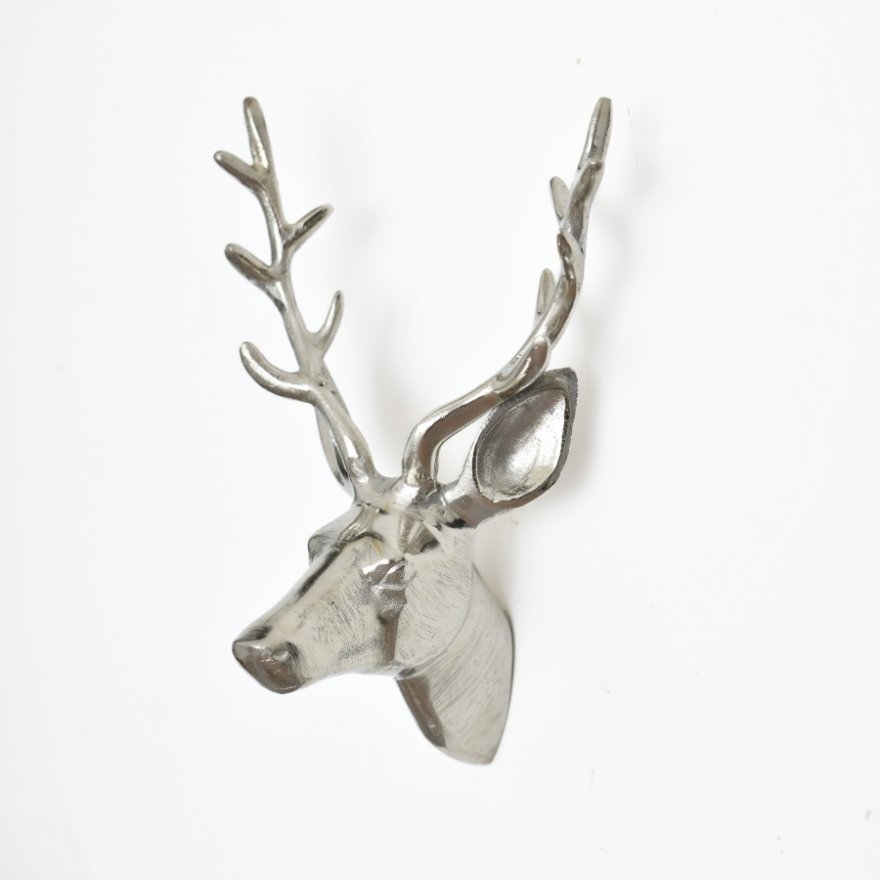 Aluminium Stag Ornament, 30cm 