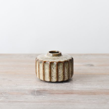 Add a touch of elegance and style to your space with our stunning stoneware vase
