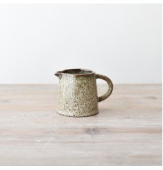 add some scandi charm to your table with this glazed jug