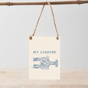 Bring coastal charm to your home with My Lobster - the perfect addition to any beachy décor. 