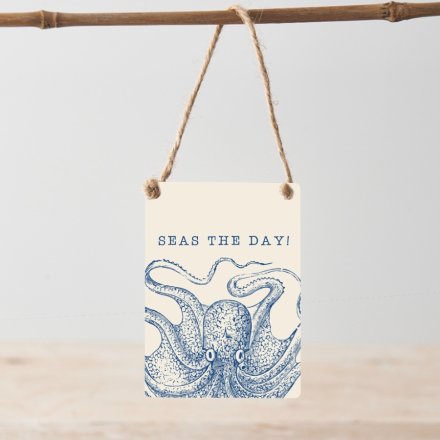 Seas The Day Metal Sign
