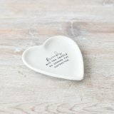 cute friends saying heart trinket dish