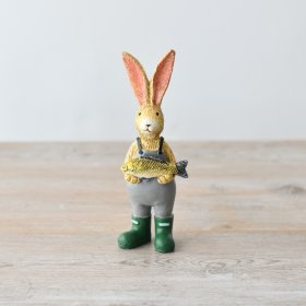 Garden StatueTransform your garden with the charming Fishing Rabbit Garden Statue.