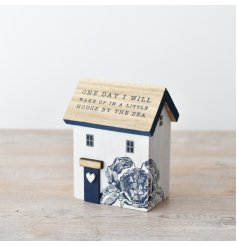 Charming free-standing cottage, perfect for adding a touch of whimsy to any space.