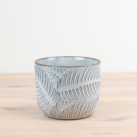 leaf design flower pot 
