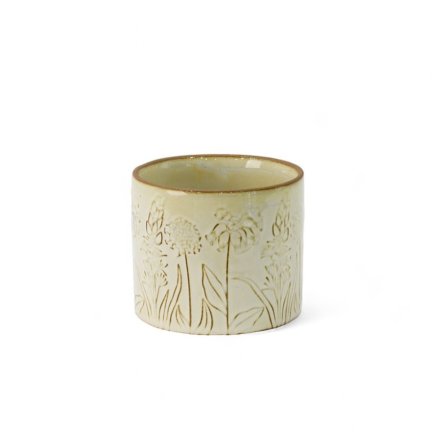Embossed Planter, 11cm 