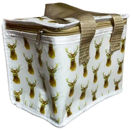 Rpet Cool Bag Lunch Bag Jan Pashley Stag, 20cm