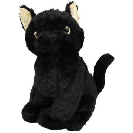 Black Cat Plush Door Stop