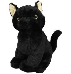 Stop doors with a cute plush cat! Keep them open or ajar in style